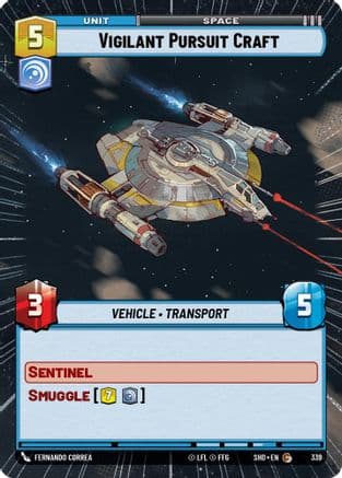 Vigilant Pursuit Craft (Hyperspace) |  (339)  [Shadows of the Galaxy]