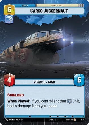 Cargo Juggernaut (Hyperspace) | Foil (340)  [Shadows of the Galaxy]
