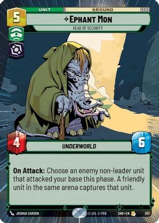 Ephant Mon - Head of Security (Hyperspace) | Foil (357)  [Shadows of the Galaxy]