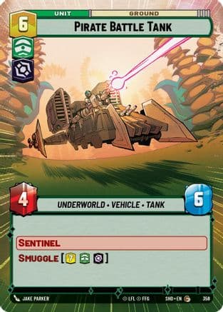Pirate Battle Tank (Hyperspace) |  (358)  [Shadows of the Galaxy]