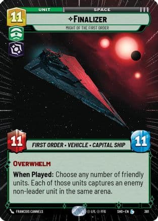 Finalizer - Might of the First Order (Hyperspace) | Foil (361)  [Shadows of the Galaxy]