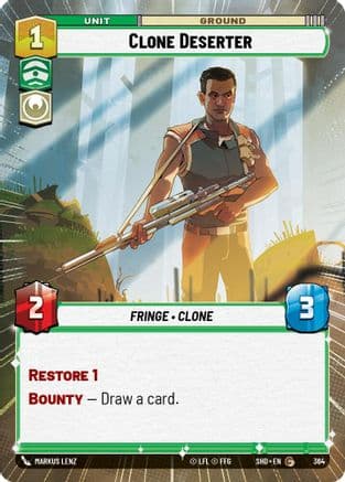 Clone Deserter (Hyperspace) | Foil (364)  [Shadows of the Galaxy]