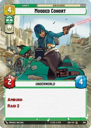 Modded Cohort (Hyperspace) | Foil (369)  [Shadows of the Galaxy]