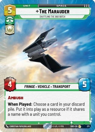 The Marauder - Shuttling the Bad Batch (Hyperspace) |  (371)  [Shadows of the Galaxy]