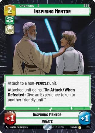 Inspiring Mentor (Hyperspace) | Foil (373)  [Shadows of the Galaxy]
