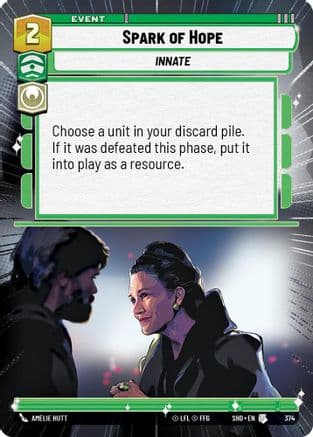 Spark of Hope (Hyperspace) | Foil (374)  [Shadows of the Galaxy]