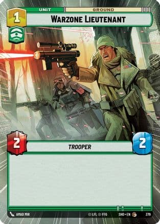 Warzone Lieutenant (Hyperspace) |  (379)  [Shadows of the Galaxy]
