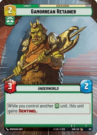 Gamorrean Retainer (Hyperspace) |  (381)  [Shadows of the Galaxy]