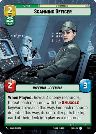 Scanning Officer (Hyperspace) | Foil (383)  [Shadows of the Galaxy]