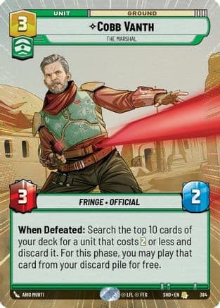 Cobb Vanth - The Marshal (Hyperspace) |  (384)  [Shadows of the Galaxy]