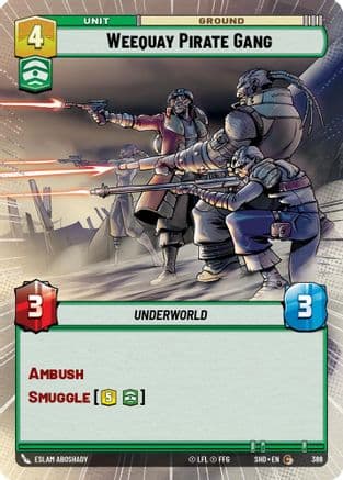 Weequay Pirate Gang (Hyperspace) | Foil (388)  [Shadows of the Galaxy]