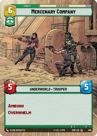 Mercenary Company (Hyperspace) |  (390)  [Shadows of the Galaxy]