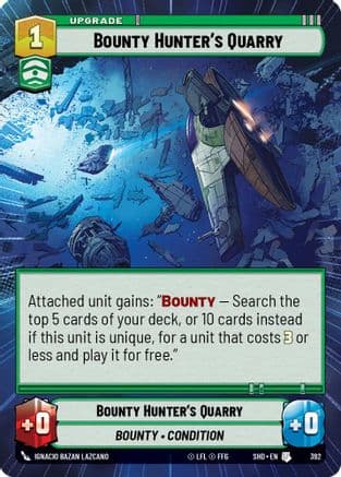 Bounty Hunter's Quarry (Hyperspace) | Foil (392)  [Shadows of the Galaxy]