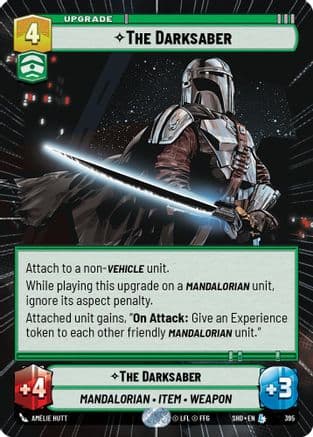 The Darksaber (Hyperspace) | Foil (395)  [Shadows of the Galaxy]