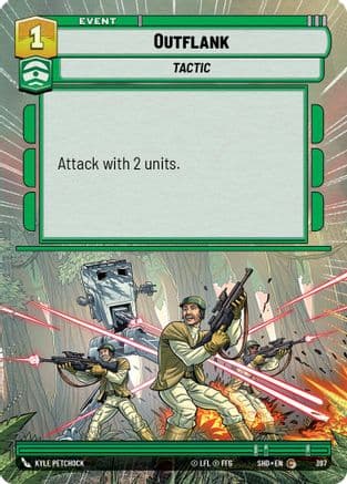 Outflank (Hyperspace) | Foil (397)  [Shadows of the Galaxy]