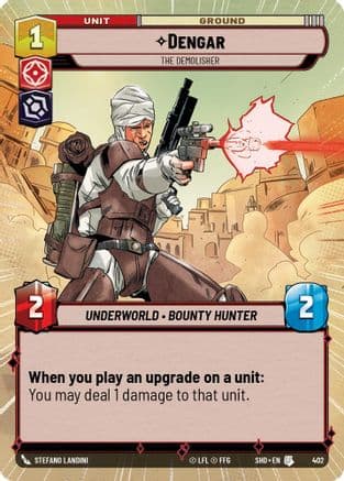 Dengar - The Demolisher (Hyperspace) | Foil (402)  [Shadows of the Galaxy]