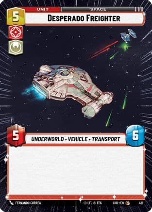 Desperado Freighter (Hyperspace) |  (421)  [Shadows of the Galaxy]