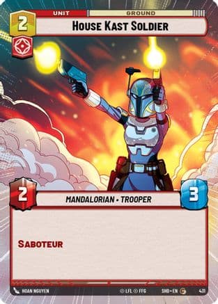 House Kast Soldier (Hyperspace) | Foil (431)  [Shadows of the Galaxy]