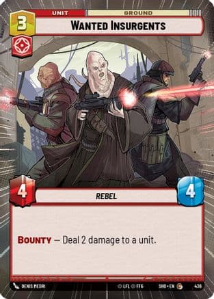 Wanted Insurgents (Hyperspace) | Foil (436)  [Shadows of the Galaxy]