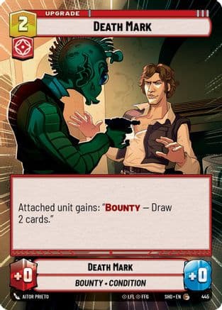 Death Mark (Hyperspace) | Foil (445)  [Shadows of the Galaxy]
