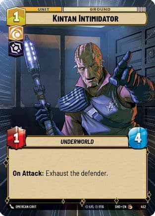 Kintan Intimidator (Hyperspace) | Foil (452)  [Shadows of the Galaxy]