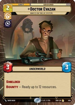 Doctor Evazan - Wanted on Twelve Systems (Hyperspace) |  (454)  [Shadows of the Galaxy]