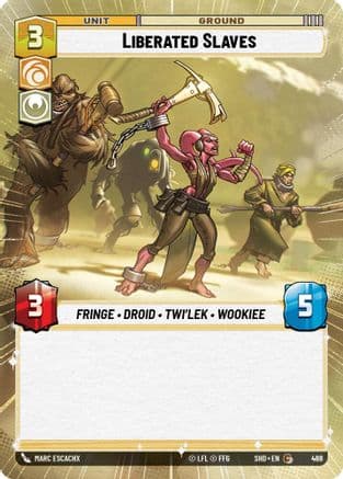 Liberated Slaves (Hyperspace) | Foil (468)  [Shadows of the Galaxy]