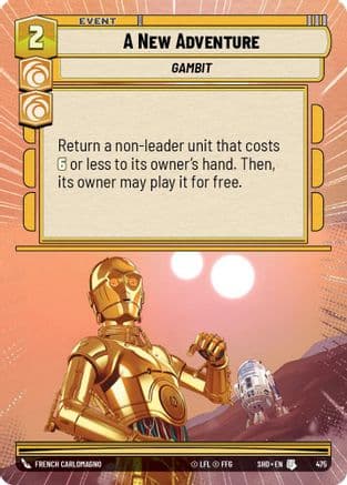 A New Adventure (Hyperspace) | Foil (475)  [Shadows of the Galaxy]