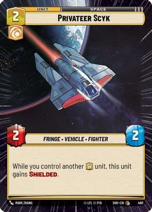 Privateer Scyk (Hyperspace) | Foil (480)  [Shadows of the Galaxy]
