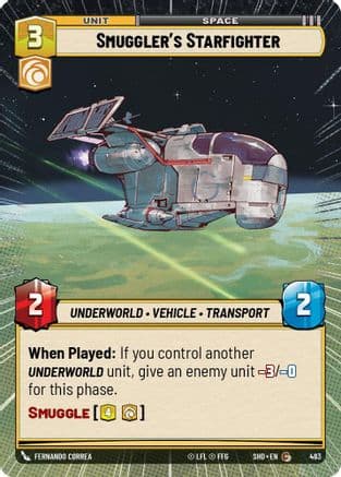 Smuggler's Starfighter (Hyperspace) |  (483)  [Shadows of the Galaxy]