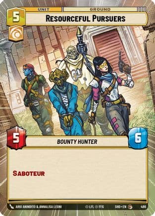 Resourceful Pursuers (Hyperspace) | Foil (486)  [Shadows of the Galaxy]