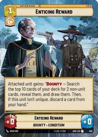 Enticing Reward (Hyperspace) | Foil (490)  [Shadows of the Galaxy]