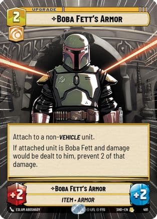 Boba Fett's Armor (Hyperspace) | Foil (491)  [Shadows of the Galaxy]
