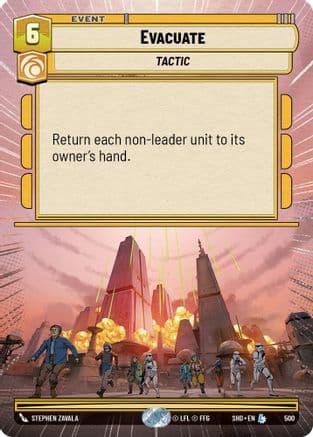 Evacuate (Hyperspace) |  (500)  [Shadows of the Galaxy]