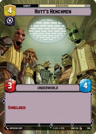 Hutt's Henchmen (Hyperspace) | Foil (504)  [Shadows of the Galaxy]