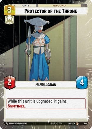 Protector of the Throne (Hyperspace) | Foil (509)  [Shadows of the Galaxy]