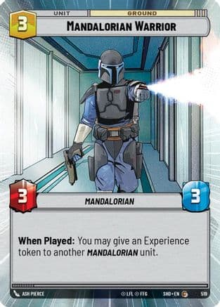 Mandalorian Warrior (Hyperspace) | Foil (519)  [Shadows of the Galaxy]