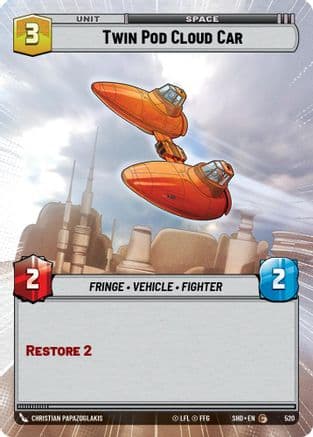 Twin Pod Cloud Car (Hyperspace) |  (520)  [Shadows of the Galaxy]