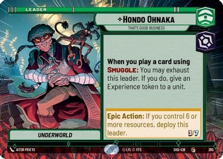 Hondo Ohnaka - That's Good Business (Hyperspace) |  (285)  [Shadows of the Galaxy]