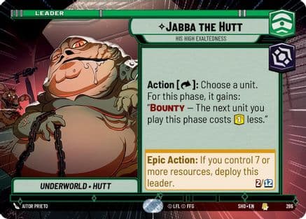 Jabba the Hutt - His High Exaltedness (Hyperspace) |  (286)  [Shadows of the Galaxy]