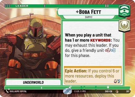 Boba Fett - Daimyo (Hyperspace) |  (287)  [Shadows of the Galaxy]