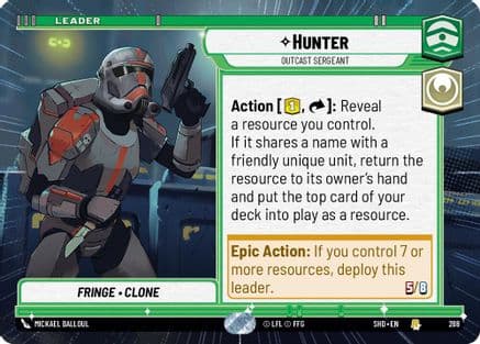 Hunter - Outcast Sergeant (Hyperspace) |  (288)  [Shadows of the Galaxy]