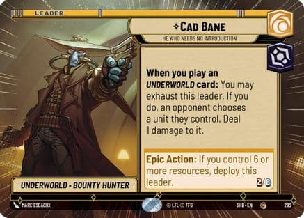 Cad Bane - He Who Needs No Introduction (Hyperspace) |  (293)  [Shadows of the Galaxy]