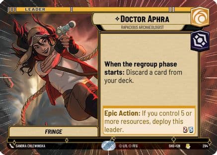 Doctor Aphra - Rapacious Archaeologist (Hyperspace) |  (294)  [Shadows of the Galaxy]