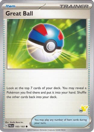 Great Ball Pikachu 183- Battle Academy 2024