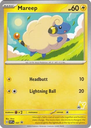 Mareep Pikachu 107- Battle Academy 2024