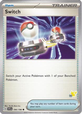 Switch Pikachu 194- Battle Academy 2024