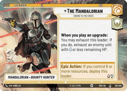 The Mandalorian - Sworn To The Creed (Hyperspace) |  (002/002)  [Prerelease Promos]