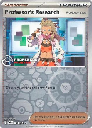 Professor's Research (2023) 189/198 - Professor Program Promos Reverse Holofoil