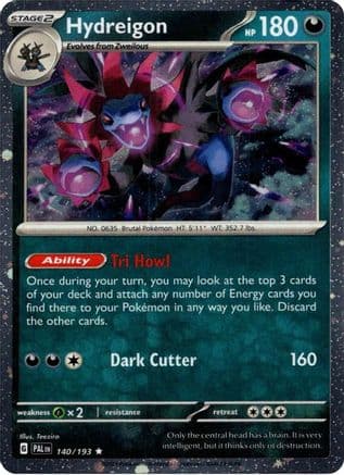 Hydreigon (Cosmos Holo) 140- Blister Exclusives Holofoil